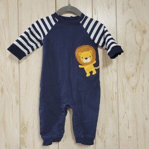 Gymboree Navy Lion Baby Jumpsuit 3-6M